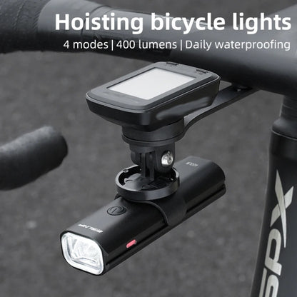 ESLNF Mountain Bike Headlight Waterproof Aluminum USB Charging Road Bike Light Cycling Gear, Bike Headlight