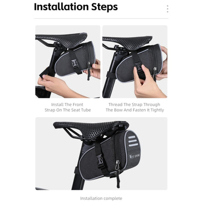 WEST BIKING Bicycle Saddle Tail Bag Portable Mini Tool Bag