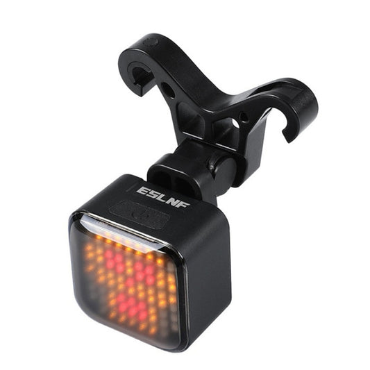 ESLNF Bicycle Tail Light Mountain Bike Smart Brake Sensor Auto Switch Waterproof Warning Lamp, Cushion Mount, Seatpost Mount