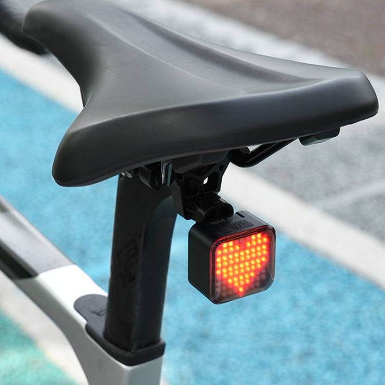 ESLNF Bicycle Tail Light Mountain Bike Smart Brake Sensor Auto Switch Waterproof Warning Lamp, Cushion Mount, Seatpost Mount