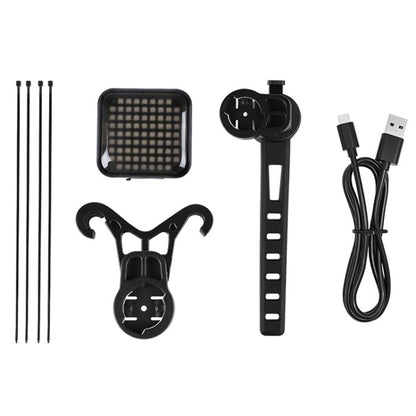 ESLNF Bicycle Tail Light Mountain Bike Smart Brake Sensor Auto Switch Waterproof Warning Lamp, Cushion Mount, Seatpost Mount