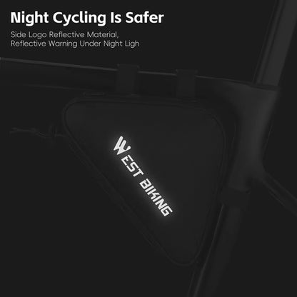 WEST BIKING Bicycle Crossbar Triangle Bag Cycling Equipment Tool Bag
