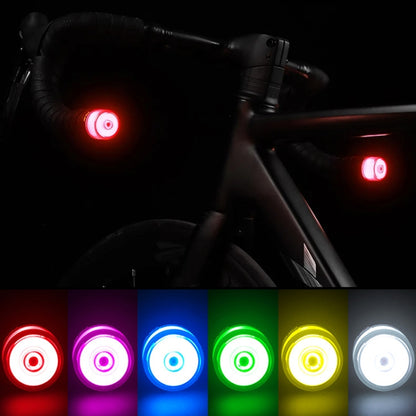 ESLNF Éclairage de Guidon de Vélo LED Clignotant Vélo Lumière de Cyclisme Étanche Lampe d'Avertissement de Sécurité, Normal