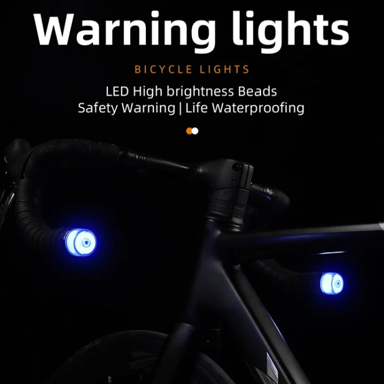 ESLNF Éclairage de Guidon de Vélo LED Clignotant Vélo Lumière de Cyclisme Étanche Lampe d'Avertissement de Sécurité, Normal