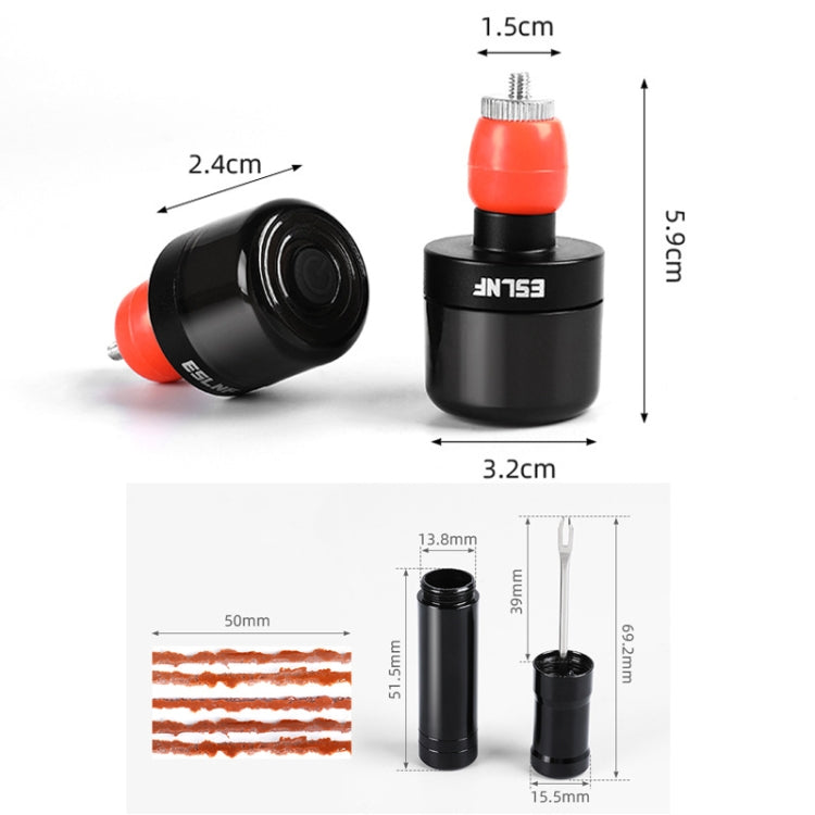 ESLNF Éclairage de Guidon de Vélo LED Clignotant Vélo Lumière de Cyclisme Étanche Lampe d'Avertissement de Sécurité, Normal