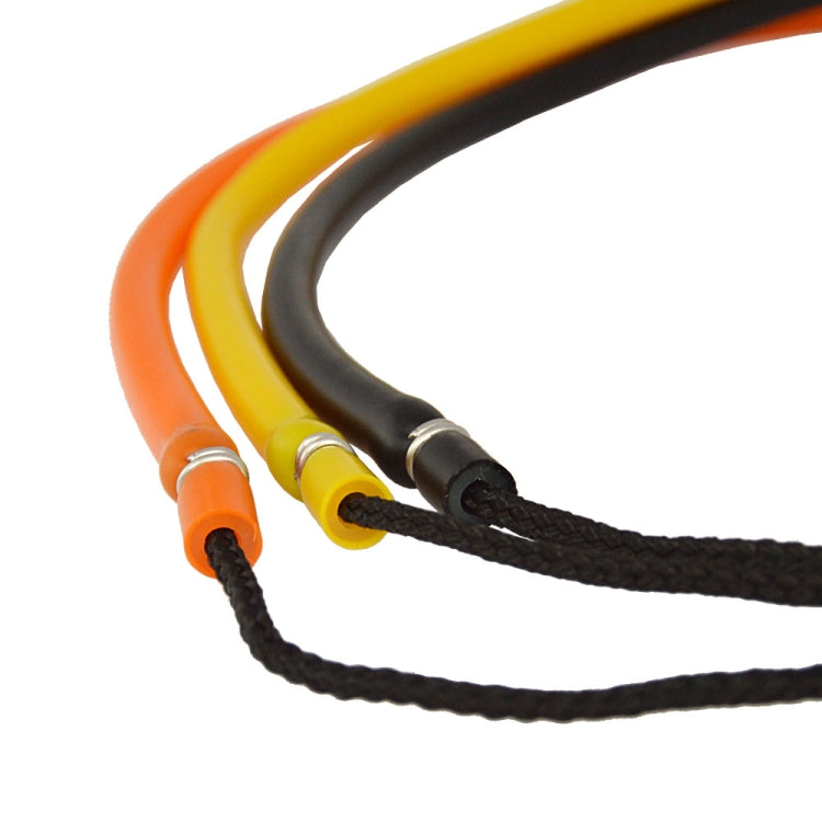 5x10mm Spearfishing Spearfishing Latex Elastic Rubber Band, Yellow, Black, Orange