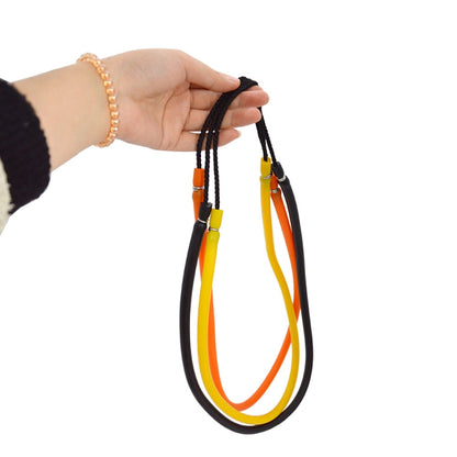 5x10mm Spearfishing Spearfishing Latex Elastic Rubber Band, Yellow, Black, Orange