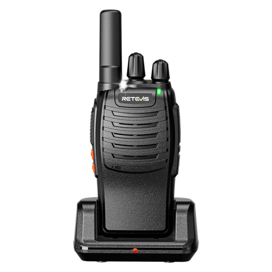 RETEVIS H777 16 Channels Compact Portable Handheld Walkie Talkie With Charging Base, PMR, FRS, 1pair PMR, 1pair FRS