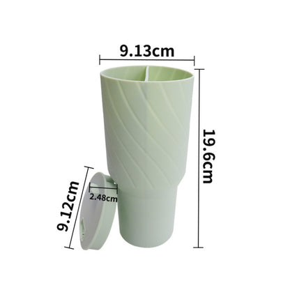 For Stanley Cup 2-divided Silicone Liner Compartment Cup, 40oz