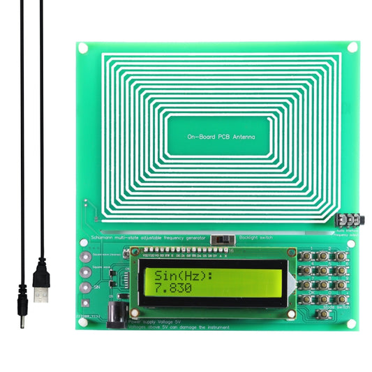 0.001HZ-200KHZ 7.83HZ Schumann Wave Signal Generator DDS Pure Sine Frequency Modulation, ZK-001