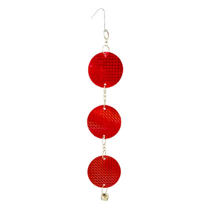 Garden Bird Repellent Decorative Round Hanging Laser Reflective Piece