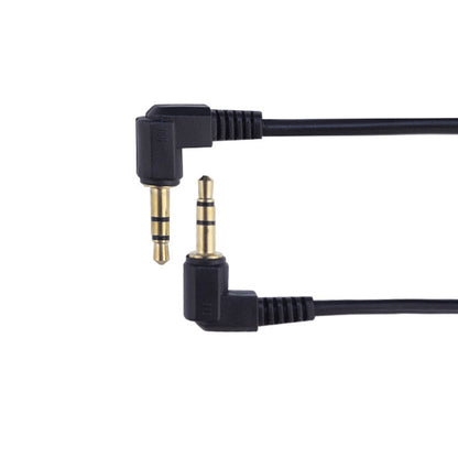 3.5mm Stereo Car Audio Cable PU Gold-plated Elbow Spring Cable