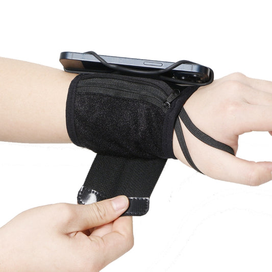 Rotating Wrist Phone Strap Coin Purse Touchable Phone Wristband Can Hold Cards, Change and Keys