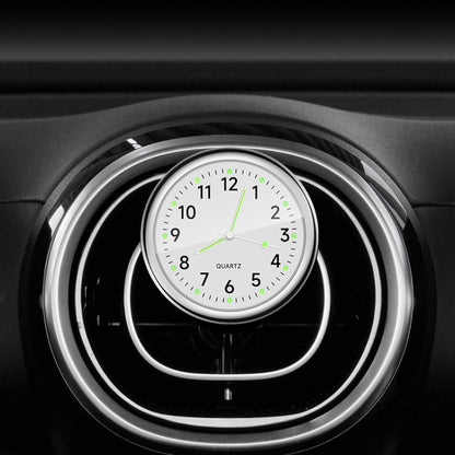 Car Digital Electronic Quartz Luminous Clock, Ruby Red+Air Outlet Clip, Ruby Blue+Air Outlet Clip, Gold+Air Outlet Clip, White+Air Outlet Clip, Black+Air Outlet Clip