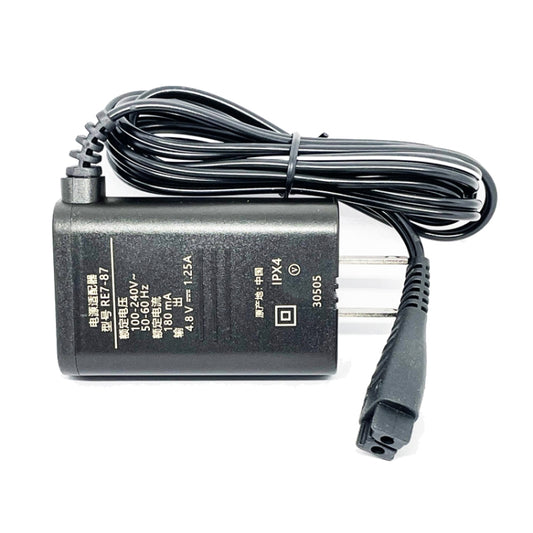 Chargeur 4.8V pour rasoir électrique Panasonic RE7-87 / ESLV50 / ESLV54 / ESRT34 / ESLT20, prise US, 4.8V 1.25A prise US