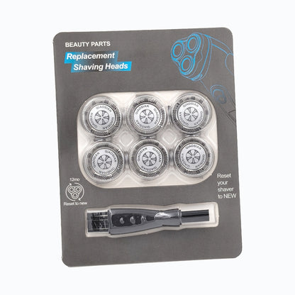 6pcs/ Set SH50 Replacement Blade for Philips Electric Shaver S5000 Series S5211 S5230 S5570 S5420, 6pcs/ Set