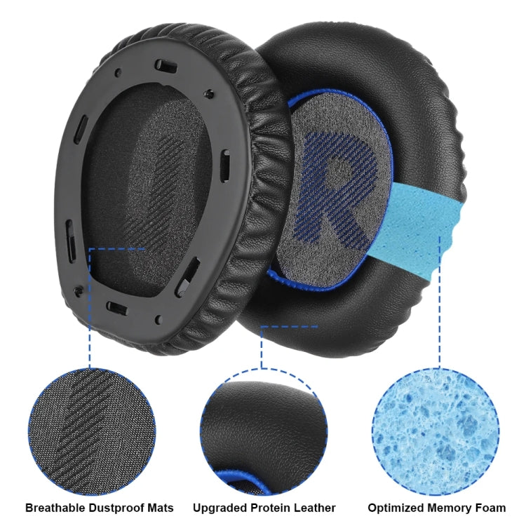 1pair For JBL Quantum Q100 Headphone Leather Sponge Cover Gaming Headset Earmuffs