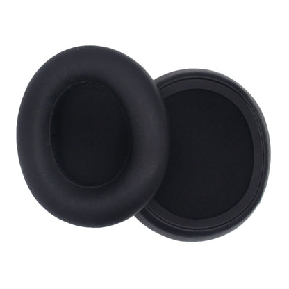 1pair For SteelSeries Arctis Nova 3 / 5 / 7 / Pro Wired Headphone Sponge Cover, Black Leather, Black Pattern, Gray Net