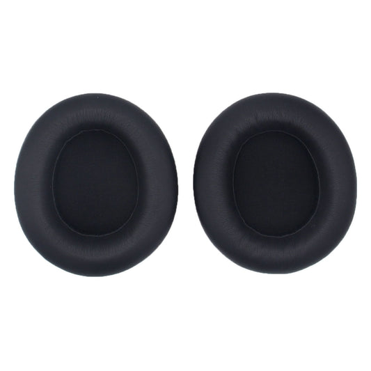 1pair For SteelSeries Arctis Nova 3 / 5 / 7 / Pro Wired Headphone Sponge Cover, Black Leather, Black Pattern, Gray Net