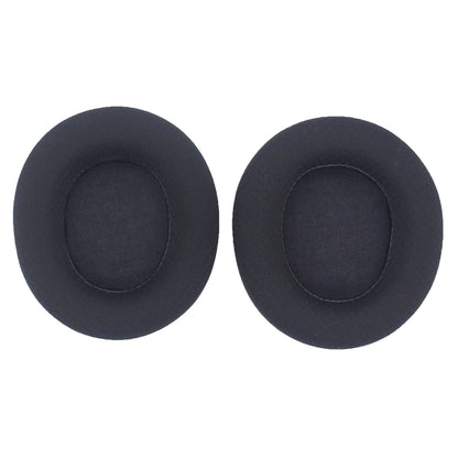 1pair For SteelSeries Arctis Nova 3 / 5 / 7 / Pro Wired Headphone Sponge Cover, Black Leather, Black Pattern, Gray Net