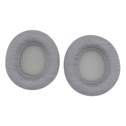 1pair For SteelSeries Arctis Nova 3 / 5 / 7 / Pro Wired Headphone Sponge Cover, Black Leather, Black Pattern, Gray Net