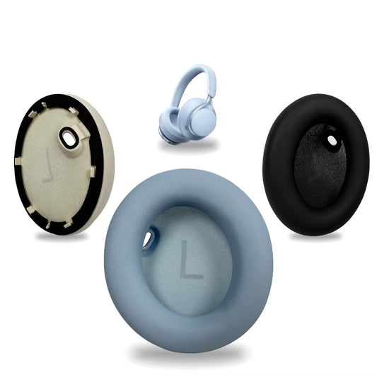 1pair For Anker Soundcore Space One S1 Headphone Leather Sponge Cover