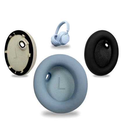 1pair For Anker Soundcore Space One S1 Headphone Leather Sponge Cover, One S1 Black, One S1 White, One S1 Blue