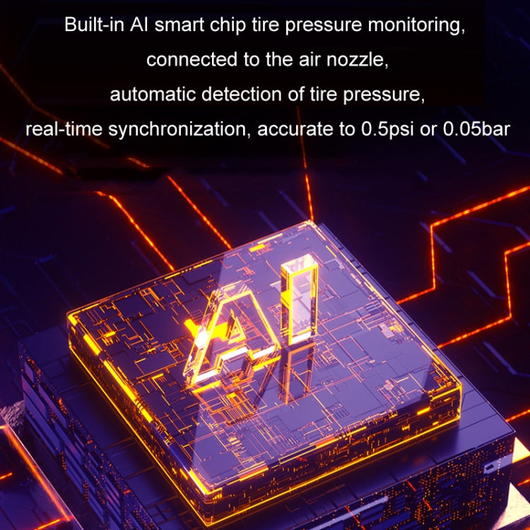 Electric Vehicle Lighting Tire Air Pump Tire Pressure Detection