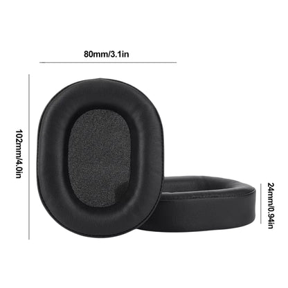 1pair Headphone Leather Sponge Cover For CORSAIR HS55 / HS55 PRO / HS65, For HS55/HS55 PRO/HS65(Black), For HS55/HS55 PRO/HS65(Gray)