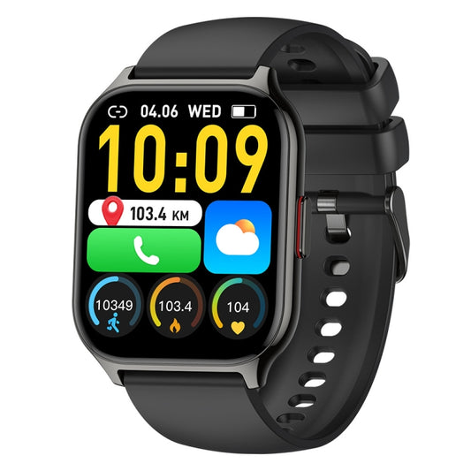 Blood Oxygen / Sleep / Heart Rate Health Monitoring Smart Watch Square Sports Watch, Silver Gray, Black, Pink