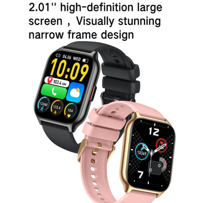 Blood Oxygen / Sleep / Heart Rate Health Monitoring Smart Watch Square Sports Watch, Black, Pink, Silver Gray