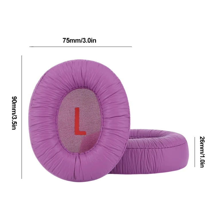 1pair For JBL JR460NC Headphone Leather Sponge Cover Earmuffs