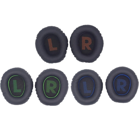 1pair For JBL Quantum 350 / 360 Headphone Leather Sponge Cover Earmuffs, For JBL Quantum 350 / 360(Orange), For JBL Quantum 350 / 360(Blue), For JBL Quantum 350 / 360(Green)