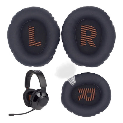 1pair For JBL Quantum 350 / 360 Headphone Leather Sponge Cover Earmuffs, For JBL Quantum 350 / 360(Orange), For JBL Quantum 350 / 360(Blue), For JBL Quantum 350 / 360(Green)