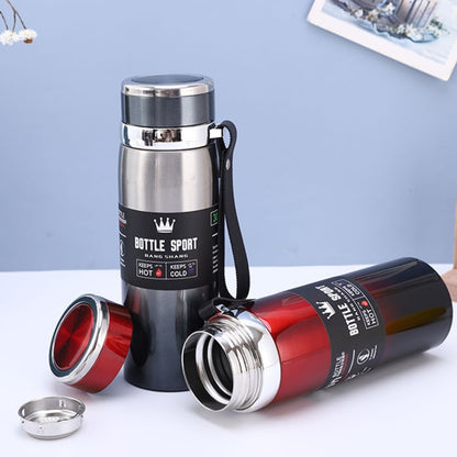 316 Stainless Steel Insulated Mug Large Capacity Vacuum Thermos Outdoor Portable Car Insulated Water Bottle