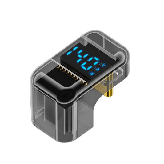 Adaptateur Type-C à Affichage Numérique en U, Coude à 180 Degrés, 140W 4.0, Adaptateur Coude à 180 Degrés