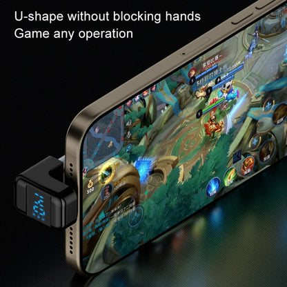 Type-C Digital Display U Type Adaptor 180 Degree Elbow 140W 4.0 Adaptor, 180 Degree Elbow