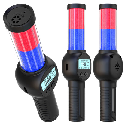 Portable Personal Alcohol Tester High-precision Breathalyzer with Alarm Light, MR701