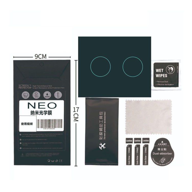 Pour DJI Neo CQT 2pcs /Pack Film Nano Lentille Antidéflagrant Anti-rayures Film de protection HD, Film de lentille