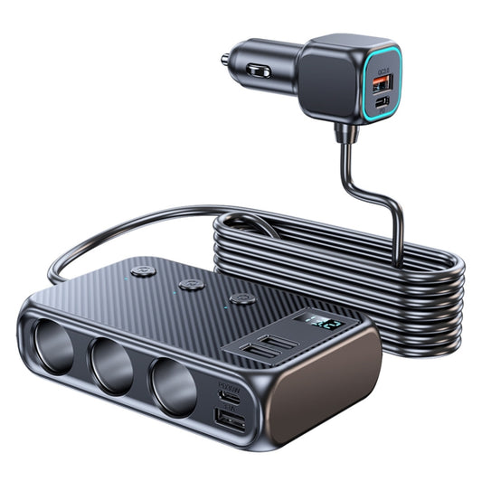 Cargador rápido potente C29 9 en 1 para encendedor de cigarrillos de coche con indicador de voltaje