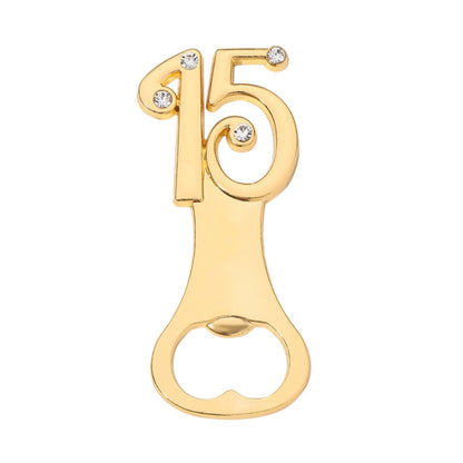 Digital Shape Wedding Party Manual Bottle Opener Beer Drinks Driver, 12, 15, 16, 18, 20, 21, 30, 35, 40, 45, 50, 55, 60, 65, 70, 75, 80, 90