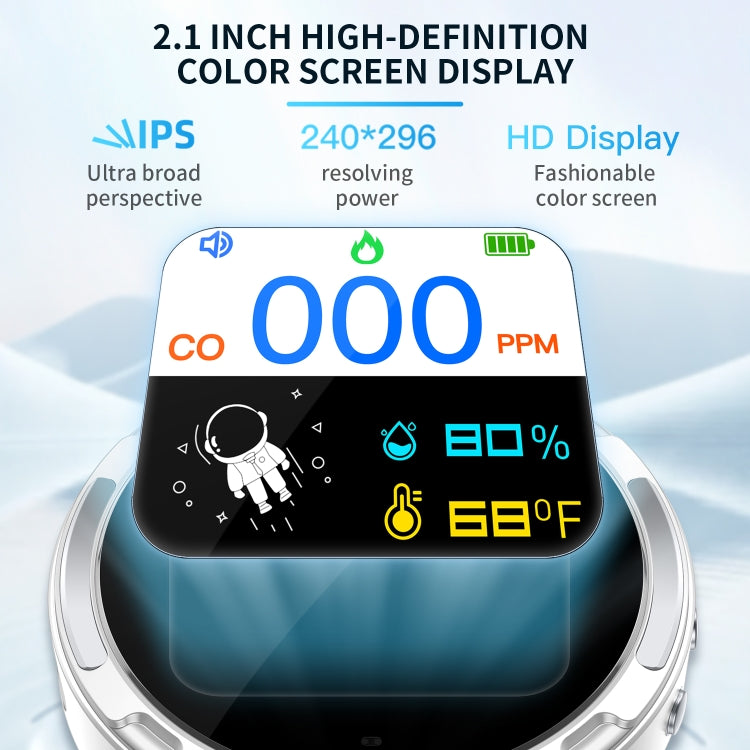 Portable Waterproof Carbon Monoxide Alarm Detector