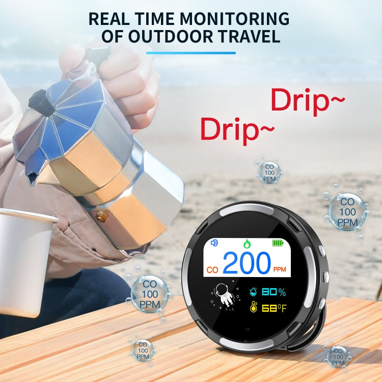 Portable Waterproof Carbon Monoxide Alarm Detector