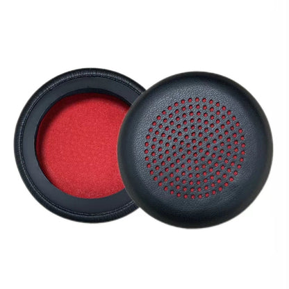 1pair For Plantronics UC B825 Headphone Leather Sponge Cover Earmuffs, Red Mesh Sponge, Black Mesh Sponge, Red Mesh Leather, Black Mesh Leather