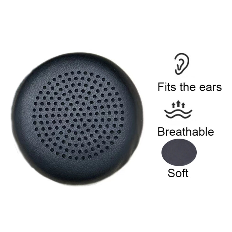 1pair For Plantronics UC B825 Headphone Leather Sponge Cover Earmuffs, Red Mesh Sponge, Black Mesh Sponge, Red Mesh Leather, Black Mesh Leather