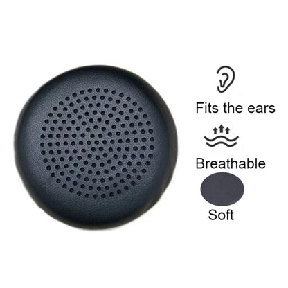 1pair For Plantronics UC B825 Headphone Leather Sponge Cover Earmuffs, Red Mesh Sponge, Black Mesh Sponge, Red Mesh Leather, Black Mesh Leather