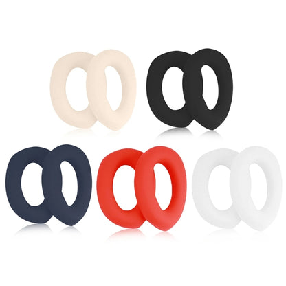 1pair For Sony WH-1000XM5 Headphone Leather Sponge Cover Earmuffs, Beige, Dark Blue