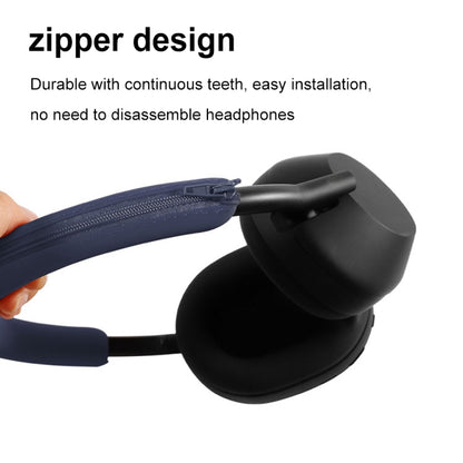 For Sony WH-1000XM5 Bluetooth Headset + Headband + Earmuff Protective Cover, 3-in-1 Black, 3-in-1 White, 3-in-1 Red, 3-in-1 Dark Blue, 3-in-1 Beige