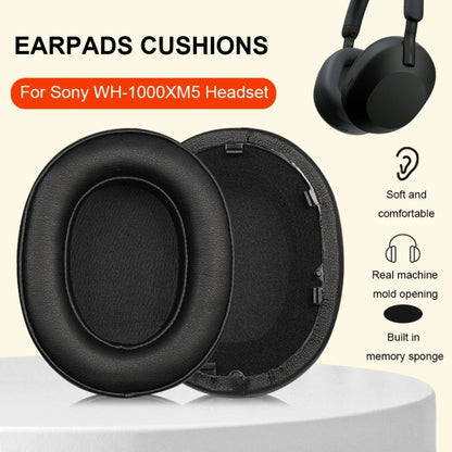 For Sony WH-1000XM5 Bluetooth Headset + Headband + Earmuff Protective Cover, 3-in-1 Black, 3-in-1 White, 3-in-1 Red, 3-in-1 Dark Blue, 3-in-1 Beige