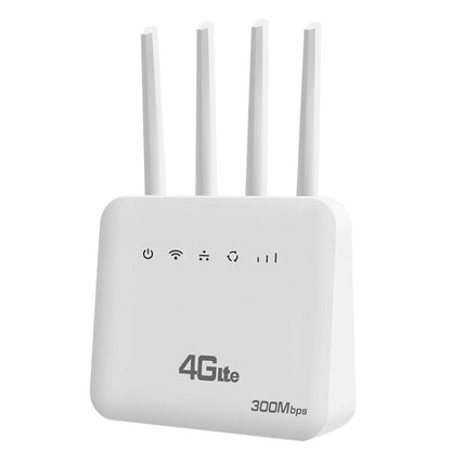 4G CPE WiFi6 Plug-in Wireless Router Dual Port Wireless Hotspot, EU Plug, For European / Asian / African